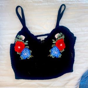Cute crochet AE crop top.